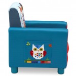 Fotoliu Fox and Owl -Woodland cu buzunare- pentru copii cu cadru din lemn Delta Children